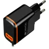 Canyon Wall Charger with USB Type-C Cable, 2.1A, Black