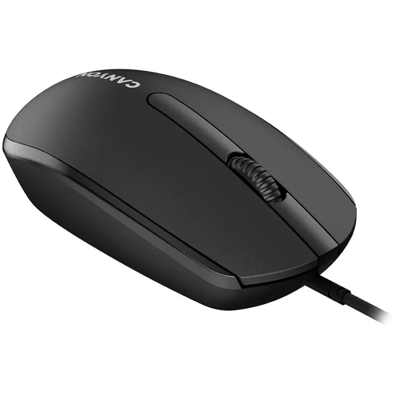 Canyon Wired Mouse M-10 With 3 Buttons Black
