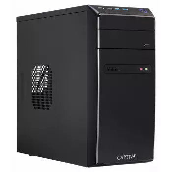 Captiva Business/Office R10-3622 Desktop PC - AMD Ryzen 5 3400G, 8GB DDR4, 500GB SSD, Radeon Vega 11, Wi-Fi, Windows 11 Home
