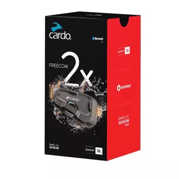 Cardo FRC2X003 Motorcycle Intercom 2 Channels 800 m Black