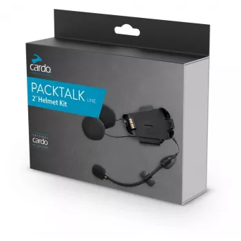 Cardo Packtalk Line 2nd Helmet Kit - Helmet Communication Accessory Kit