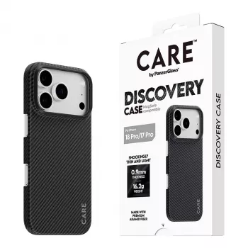 CARE by PanzerGlass Discovery Case with MagSafe for iPhone 17 Pro - Clear