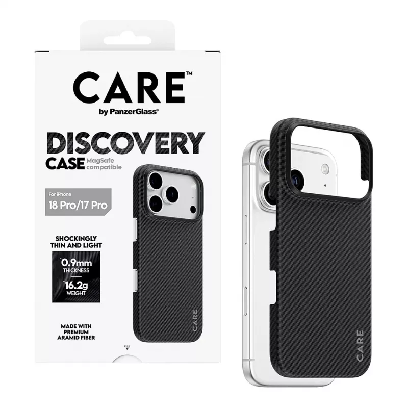 CARE by PanzerGlass Discovery Case with MagSafe for iPhone 17 Pro - Clear