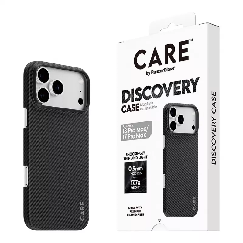 CARE by PanzerGlass Discovery Case with MagSafe for iPhone 17 Pro Max - Clear