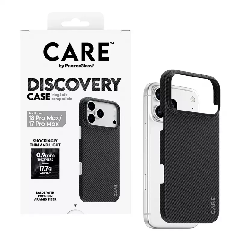 CARE by PanzerGlass Discovery Case with MagSafe for iPhone 17 Pro Max - Clear