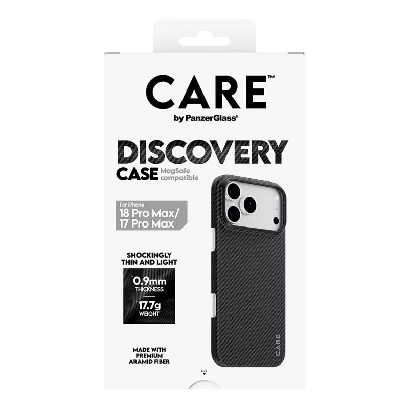 CARE by PanzerGlass Discovery Case with MagSafe for iPhone 17 Pro Max - Clear