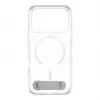 CARE by PanzerGlass Kickstand Case Transparent with White MagSafe for iPhone 17 Pro