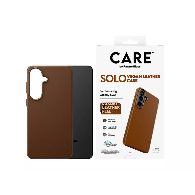 CARE by PanzerGlass Solo Case for Samsung Galaxy S26 Plus - Brown