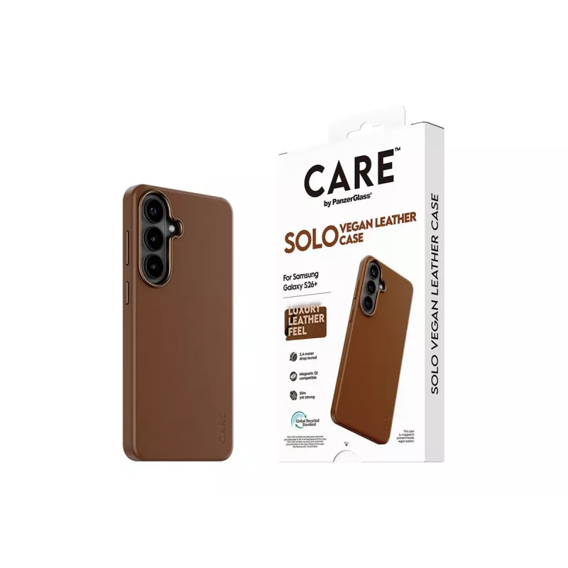 CARE by PanzerGlass Solo Case for Samsung Galaxy S26 Plus - Brown