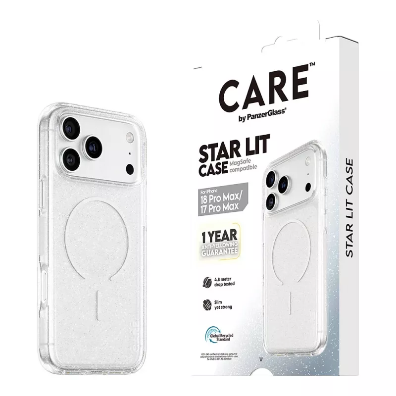 CARE by PanzerGlass Star Lit Case with MagSafe for iPhone 17 Pro Max