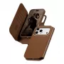 CARE by PanzerGlass Tango 2-in-1 Wallet Case Brown with MagSafe for iPhone 17 Pro Max