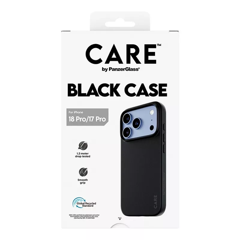 CARE by PanzerGlass TPU Case Black iPhone 17 Pro