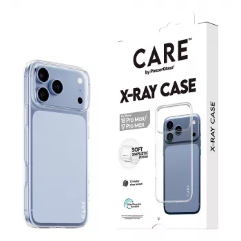 CARE by PanzerGlass X-Ray Case for iPhone 17 Pro Max - Transparent
