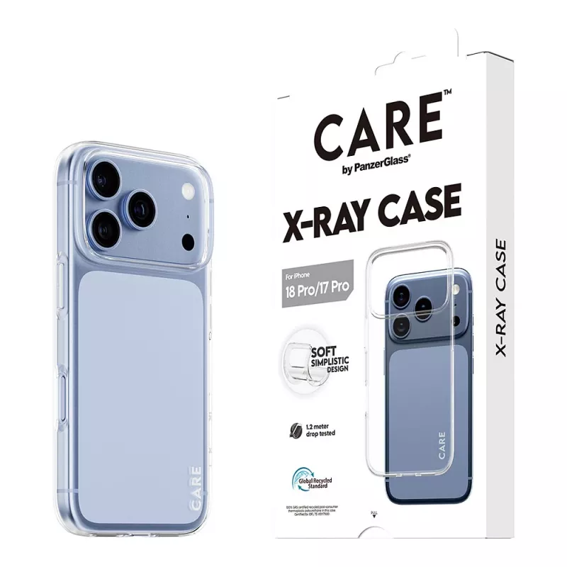 CARE by PanzerGlass X-Ray Case for iPhone 17 Pro - Transparent