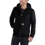 Carhartt Duck Active Jacket Black - Quilted Lined Work Jacket for Men