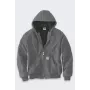 Carhartt Iconic Jacket J140 Firm Duck Active - Men's Quilted Flannel Lined Work Jacket, Water-Repellent, Original Fit