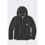 Carhartt Men's Washed Duck Sherpa-Lined Jacket Black Large