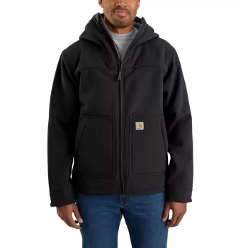 Carhartt Super Dux Active Jacket Black - Men's Insulated Work Jacket with 3M Thinsulate 80g, Rain Defender DWR, Wind Fighter Technology