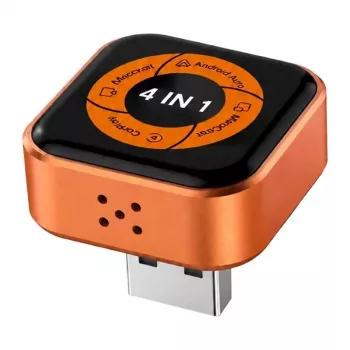 CARLINKIT Mini Ultra 6 Wireless Adapter for CarPlay and Android Auto - Black
