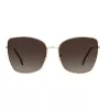 CAROLINA HERRERA HER0133S000 Women's Sunglasses - Black Acetate Frame, Grey Gradient Lens, 59mm