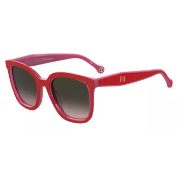 Carolina Herrera HER0225GS45X Women's Sunglasses Havana Acetate Frame Grey Gradient Lens 54mm