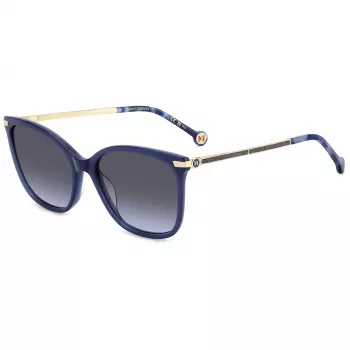 CAROLINA HERRERA HER0261GSPJP Women's Sunglasses - Havana Brown Acetate Frame, Brown Gradient Lens, 55mm