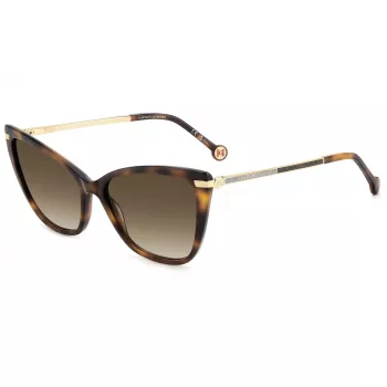 Carolina Herrera HER0262S086 Women's Sunglasses Havana Gradient Grey 57mm
