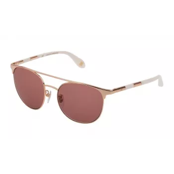 CAROLINA HERRERA NY Women's Sunglasses SHN051M5408FC - Brown Havana Acetate Square Frame with Brown Gradient Lenses 54/18/140 mm