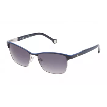 CAROLINA HERRERA SHE0695608PN Women's Cat Eye Sunglasses Havana/Brown 56/15/135 mm