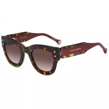 CAROLINA HERRERA Women's Cat Eye Sunglasses HER0222SO63 (47/26/145 mm)