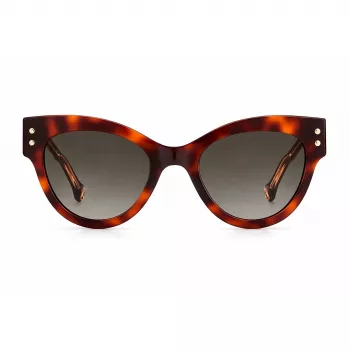 CAROLINA HERRERA Women's Sunglasses CH-0009-S-05L Havana/Brown Frame with Brown Gradient Lenses 54/19/145 mm