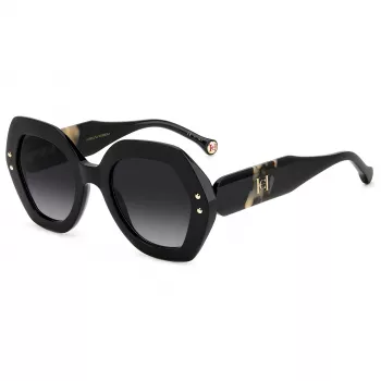 CAROLINA HERRERA Women's Sunglasses HER0126SWR7 - Havana Acetate Frame, Brown Gradient Lens, 52mm