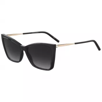 CAROLINA HERRERA Women's Sunglasses HER0180S2M2 - Havana Acetate Frame, Brown Gradient Lens, 57mm