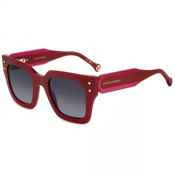 Carolina Herrera Women's Sunglasses HER0255SC9A - Havana Acetate Frame, Brown Gradient Lenses, 51mm