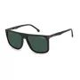 Carrera 278/S Men's Rectangular Sunglasses 58mm - UV400, Black Frame, Grey Lenses