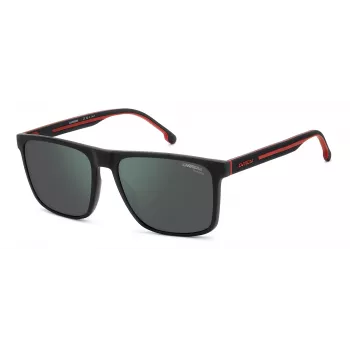 Carrera 8064S-0OIT-Q3 Men's Rectangular Sunglasses Black/Grey 57mm