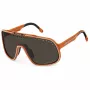 CARRERA CSPORT02SA1W Men's Sport Sunglasses - Polarized Polycarbonate Lenses - UV400 Protection - 99mm Lens Width - 130mm Temple Length