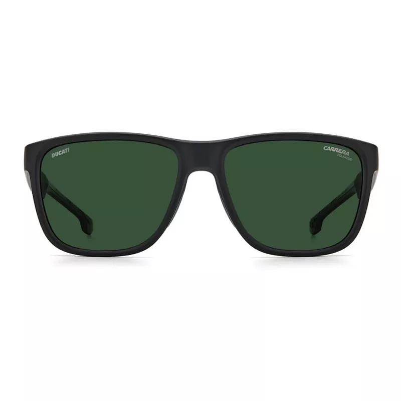 Carrera Ducati Men's Sunglasses CARDUC003S3 - Sporty Rectangle, Black Frame, Grey Lens, 57/17/135 mm