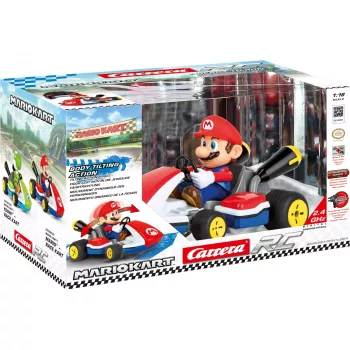 Carrera RC Mario Kart - Mario Race Kart with Sound Red/Blue, 1:16