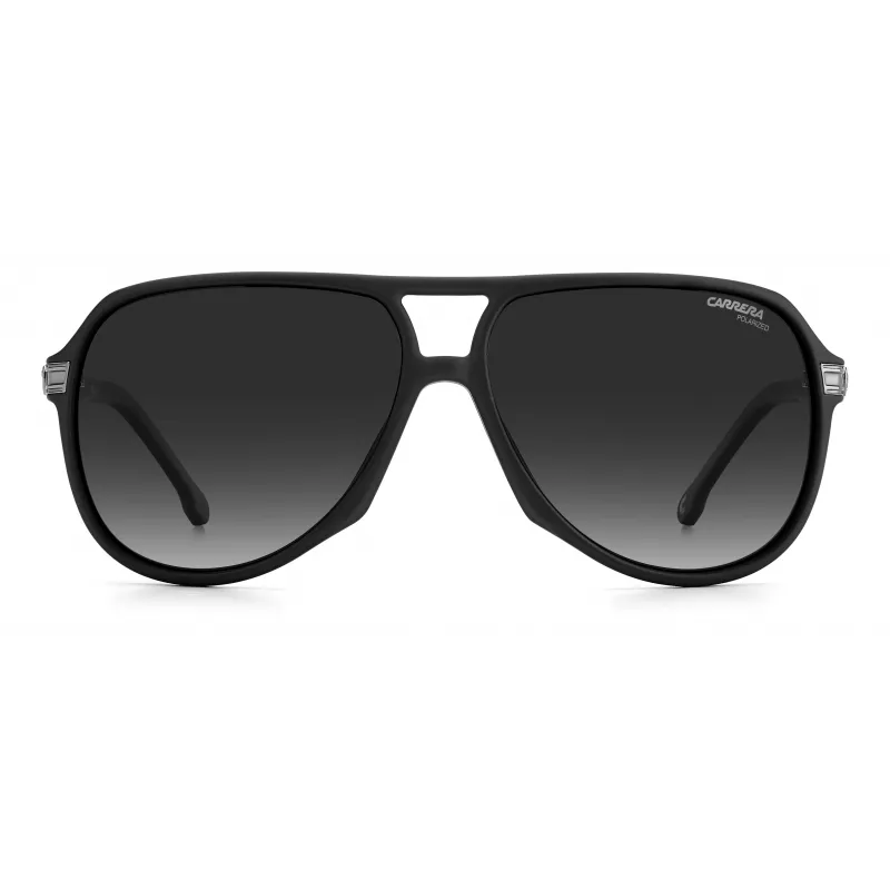 CARRERA Unisex Sunglasses 1045-S-003-WJ Pilot Square Frame Black Grey Gradient UV400