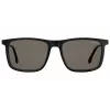 CARRERA Unisex Sunglasses 231-S-807-IR (55/18/145 mm) Black Acetate Frame Grey Silver Mirror Lens