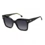CARRERA Women's Rectangular Sunglasses CARRERA3037S8 - Black Frame, Grey Lens, 54mm