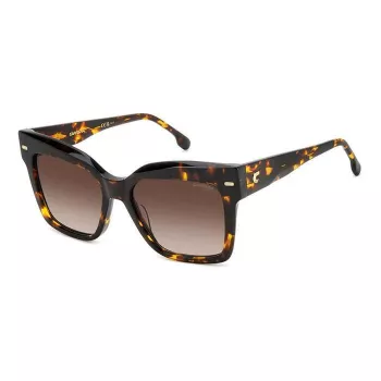 CARRERA Women's Sunglasses ARRERA3037S8 Square Black Frame Grey Gradient Lens 54/17/140 mm