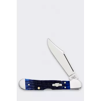 Case Rogers Mini Copperlock SS Blue Folding Knife