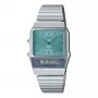 CASIO AQ-800EC-2AE Unisex Analog-Digital Watch, 40mm, Silver/Blue