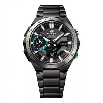 CASIO Edifice ECB-2200D-1AEF Men's Solar Bluetooth Watch 47.6mm Stainless Steel