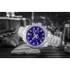 CASIO Edifice EFR-574D-2AVUEF Men's Analog Quartz Watch, 42.3 mm, Blue Dial, Stainless Steel Bracelet