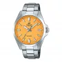 CASIO Edifice EFV100D-9AVUEF Men's Analog Quartz Watch 42mm Stainless Steel Black Dial Gold Accents
