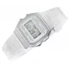 Casio F-91WS-7DF Digital Watch – Transparent White Resin Case, Unisex, Quartz, LED Backlight, Water Resistant 3 ATM