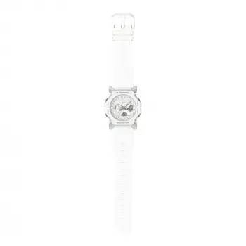 CASIO GA-2300-7AER Women's Analog-Digital Watch, 42.9 mm, White Resin